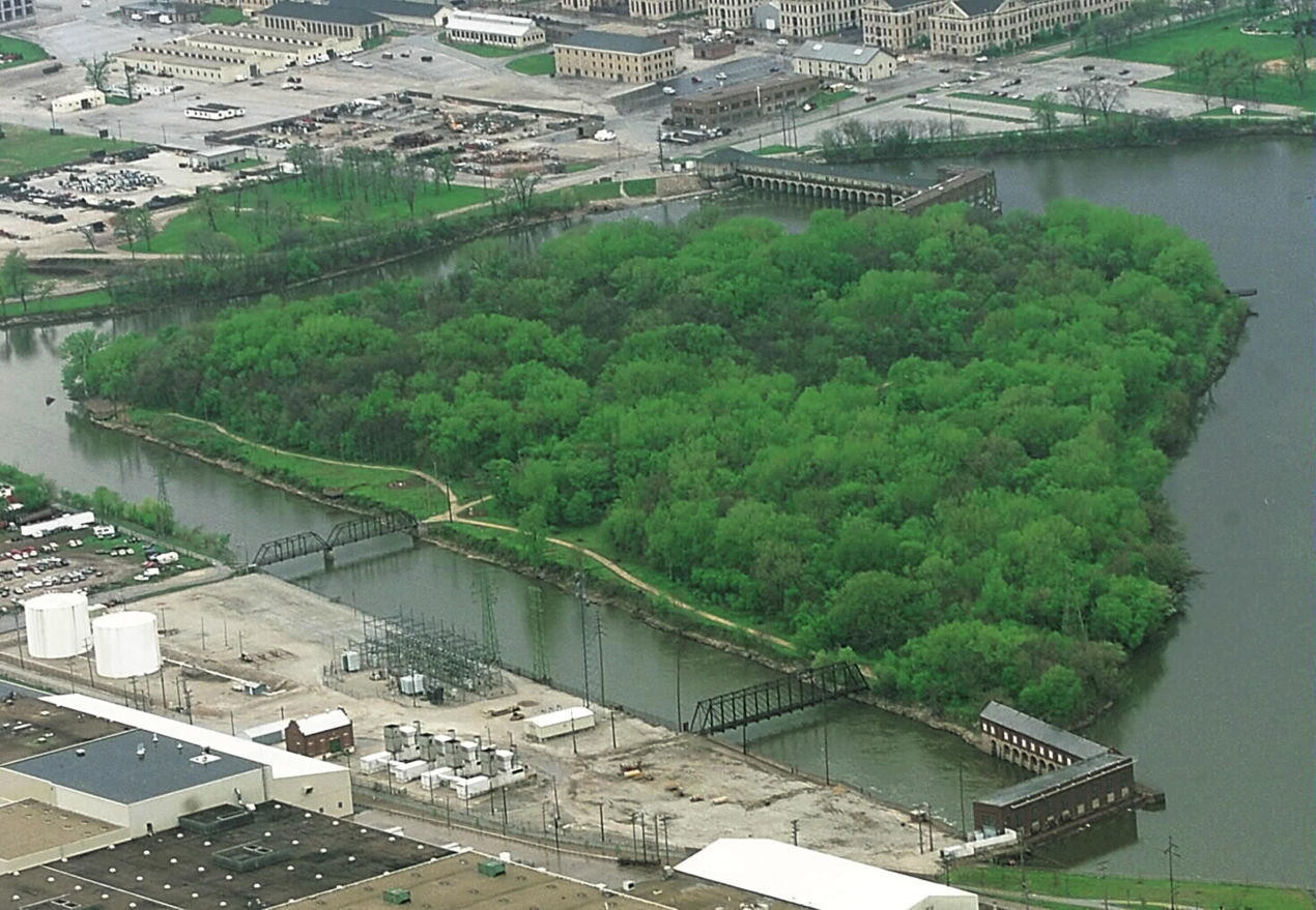 Sylvan Island aerial